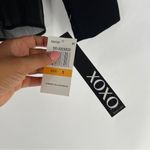 XOXO  Sequin Embellished Embroidered Chiffon Hem V Neck Peplum Jacket Size S‎ Photo 7