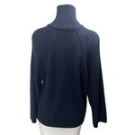 ZARA  Womens Black Ribbed Knit Long Sleeve Turtleneck Pullover Sweater Top Size M Photo 1