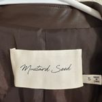 Mustard Seed  Chocolate Brown Jacket Photo 1
