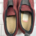 Kurt Geiger  Suede SlipOn Trainers Women's US 9/EU 40 Red Maroon Leather Sneakers Photo 5