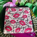 Betsey Johnson Lips Print Zip Wallet with Wristlet NWT Photo 1