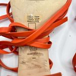 Deltan Fawn Ankle Wrap Strappy Block Heel‎ Thong Dress Sandals Womens Size 8M Orange Photo 7