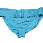 Time And Tru  Women's Swim Bottom Ruffle Blue Green Teal Textured Size 3X 24W 26W Photo 0