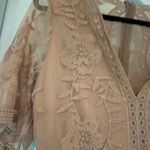 POL Elegant  Lace Embroidered Dress/Romper Photo 3