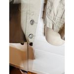 Baccini  Women's Tan Utility Jacket Button Front Cargo Pockets Size L Photo 2