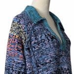 Free People Multicolor Seasons of Sun Sweater Boho Mini Dress Women’s Size Large Photo 8