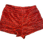 SO NEW  Red Plush Sleep Shorts XOXO Small Lounge Photo 0