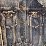 SANDRINE ROSE BY FREE PEOPLE PATCHWORK JEAN JACKET | XS Blue Photo 2