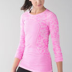 Lululemon Swiftly Tech Long Sleeve Crew Heathered Raspberry size 2 pink Photo 0