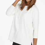 Spanx  PLT Perfect Length Top Dolman Sweatshirt White Capsole Womens Plus 1x Photo 0