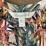 Garnet Hill poetica smocked floral tropical blouse Photo 2