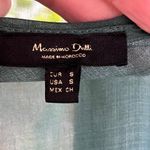 Massimo Dutti  Women's Green And Brown Ombre Long Sleeve Dress Size S Photo 9