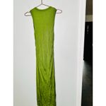ATLEIN Green Crewneck Sleeveless Knit Midi Layered Bodycon Sheath Dress Size XS Photo 9