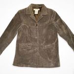Jessica Holbrook Suede Leather Jacket Women’s Brown Lined Western Chic Style 2X Photo 0