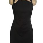 ZARA  Trafaluc Black Strappy Sleeveless Cutout Shoulder Mini Dress L Photo 6