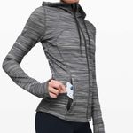 Lululemon Nulu Hooded Define Jacket in Heathered Black/White Photo 2