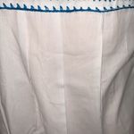 Mexican handmade blue embroidered woman size SMALL shirt made in Mexico Photo 2