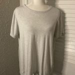 DKNY Gray Sport Shirt with Netted Back Detail L Sportswear Athleisure Sporty Photo 0