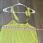 Free People  Intimately neon yellow cami tank top Photo 3