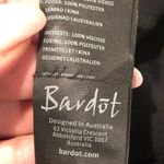 Bardot BLACK GOTH COCKTAIL LINED CRISS CROSS VNECK BACK TIE DRESS M Photo 9