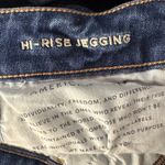 American Eagle SZ 4 High-Rise Jeggings Dream Jeans Whiskered Distressed Stretch Photo 9