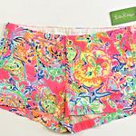 Lilly Pulitzer The Kerrie Shorts Women's Size 8 NEW Coral Reef Island Seacret Photo 0