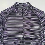 Soybu  Active Long Sleeve Striped Knit Dress Purple & Gray Women’s S Small Photo 1