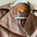 Cynthia Steffe Tan jacket with floral interior lining Photo 6