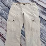 Banana Republic  100% Cotton Women's Beige Cargo Chino Pants Photo 1