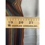 Wrangler Blouse Womens Small Multicolor Chevron Stripe Boho Poncho Top LW4624M Photo 4