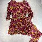 LPA Revolve Cassia Floral Mini Dress Long Sleeve Smocked Cuffs Party Dress Sz S Photo 11