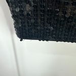 Nite Line Black Sequin Dress Womens 6 Bodycon Short Sleeve Cocktail Edgy Glam Photo 5