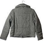 Andree by Unit  Jacket Womens M‎ Black White Houndstooth Puff Jacket NEW Photo 3