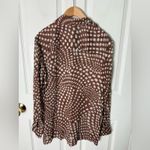 STAUD  Graphic Print Semi Sheer Shirt S Photo 5