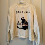 Vintage 90s Friends TV Show Sweatshirt medium White Photo 0