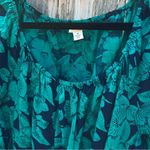 EUC Sundance Grand Bays Floral Jumpsuit Blue Green Size Medium Photo 5