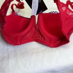 Forever 21  Size Small Red Underwire Bra with Purple Lace with Adjustable… Photo 3