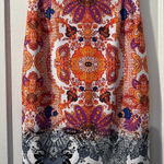 Antonio Melani Orange and Purple Floral Skirt in 8 Photo 0