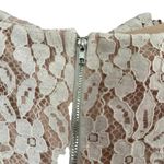 Lulu’s Adorn White Lace Strapless Midi Bridal Dress Small Photo 8