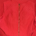 Liz Claiborne Coral Red Sleeveless Dress Size 12 Photo 4