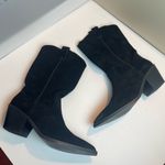 Steve Madden Stetson Black Suede Leather boots Western Cowgirl Country style 9 Photo 4