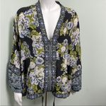 Free People  wildflower floral kimono zip up xs/s Photo 6