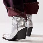 Free People Brayden Leather Metal Toe Western Cowboy Boots Booties | Size 8 Photo 3
