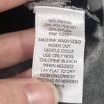 Liz Claiborne  Sweater Women's Medium Tall Long Sleeve Gray Black Striped NWOT Photo 3