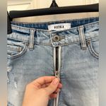 Pistola  Denim Winston High Rise Distressed Full Zipper Jean Shorts Size 29 Photo 2