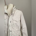 Vintage Polo Ralph Lauren Denim & Supply Patchwork USA Flag Jacket, Size Medium White Photo 4