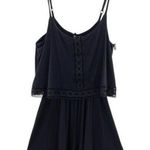 Topshop  Black Lace Knit Romper Photo 0