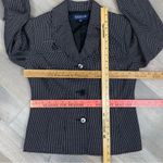 Jones New York Swiss Dot Knit Blazer Jacket Black White 4P Photo 12