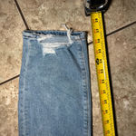 American Eagle  Womens Stretch Salty Air Curvy Mom Jeans Sz 12 Distressed Photo 4