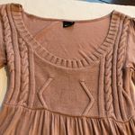 Gina Tricot  long sleeved dress Mauve Falls at knees on most Knit vest area XS Photo 4